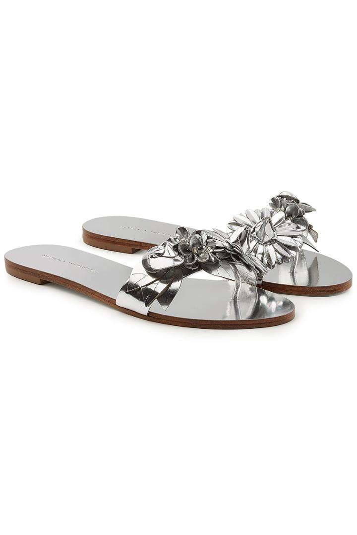 Sophia Webster Sophia Webster Lilico Metallic Leather Sandals