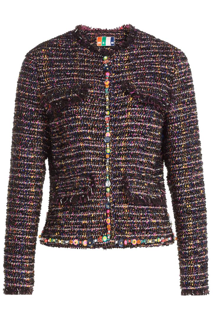 Msgm Msgm Bouclé Jacket - None
