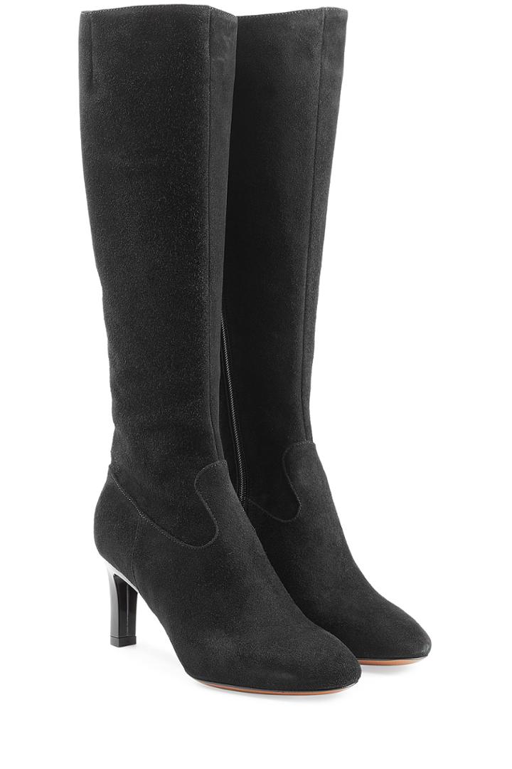 Lautre Chose Lautre Chose Suede Knee Boots - Black