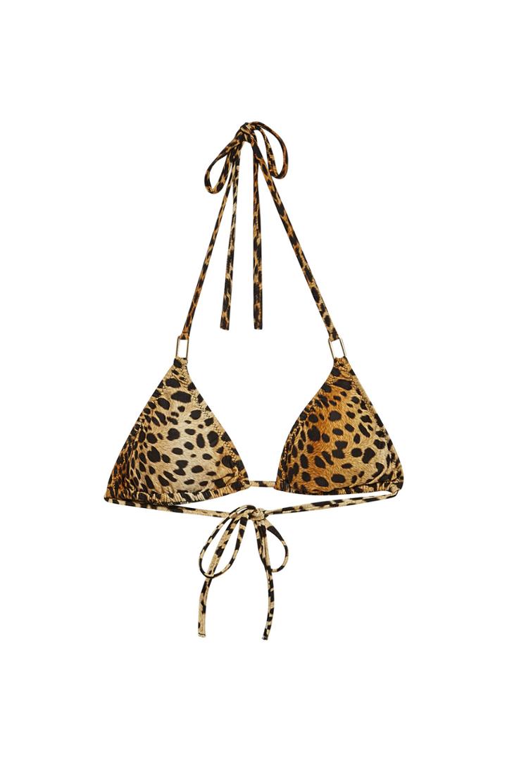 Melissa Odabash Melissa Odabash Cancun Leopard Print Bikini Top