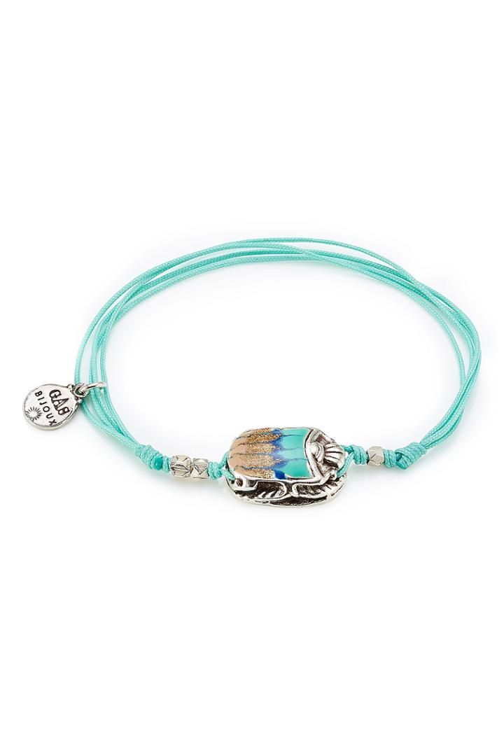 Gas Bijoux Gas Bijoux Bracelet With Silver Plated Embellishment - Turquoise