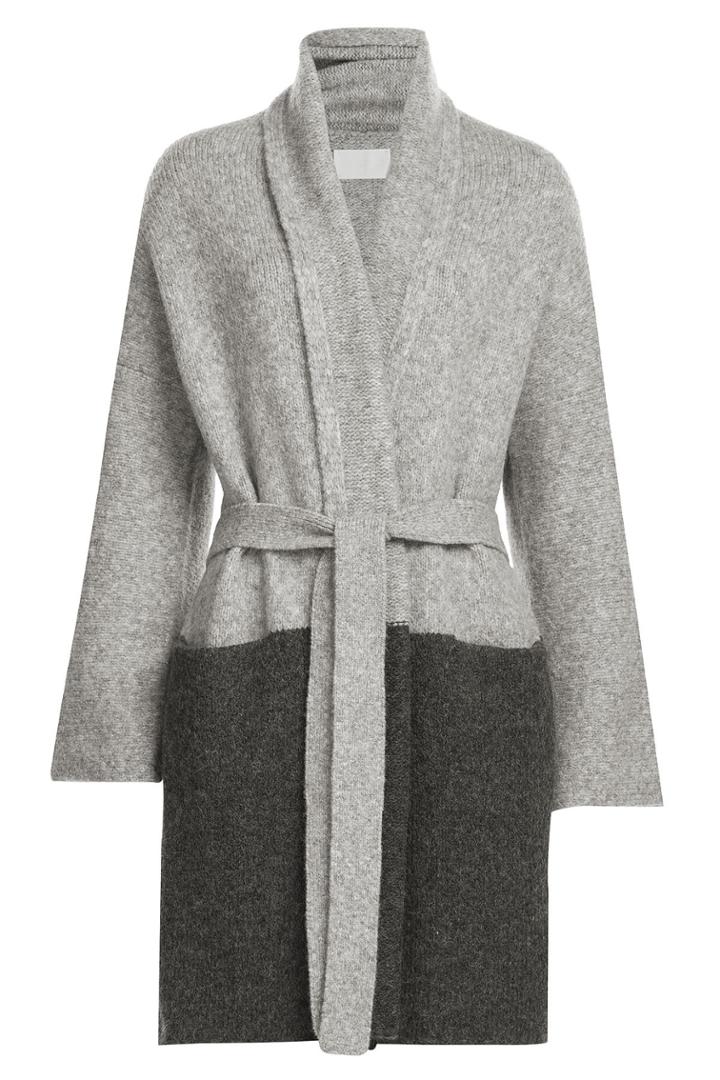 Zadig & Voltaire Zadig & Voltaire Two-tone Cardigan With Baby Alpaca And Wool