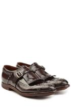 Churchs Churchs Embellished Leather Monk Shoes - Brown