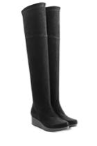 Robert Clergerie Robert Clergerie Over-the-knee Suede Boots - Black