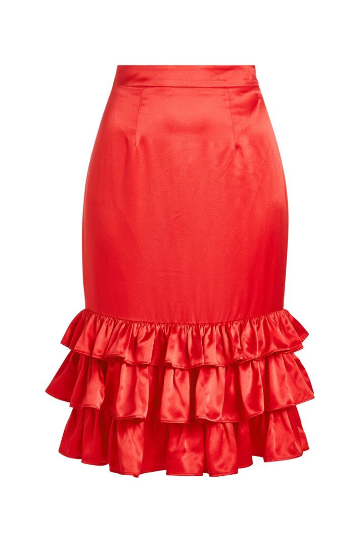 Maggie Marilyn Maggie Marilyn Billi Mac Satin Skirt