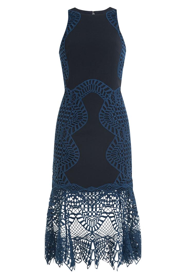 Jonathan Simkhai Jonathan Simkhai Cocktail Dress With Lace Crochet Overlay