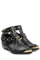 Balmain Balmain Leather Ankle Boots