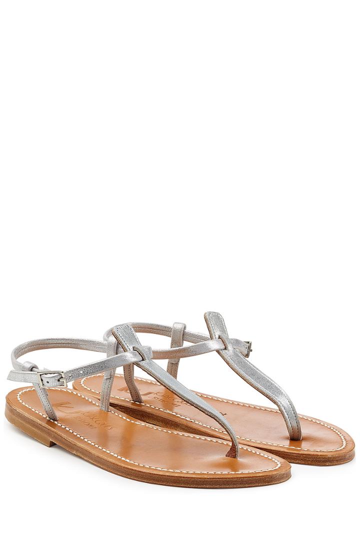 K.jacques K.jacques Leather Sandals - Silver