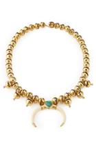 Aurélie Bidermann Aurélie Bidermann Navajo 18kt Gold Plated Necklace With Turquoise And Horn