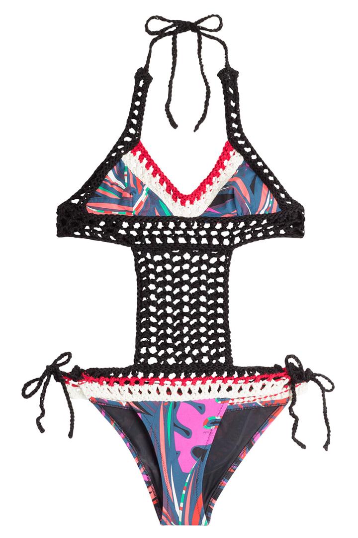 Emilio Pucci Emilio Pucci Bikini With Cutout Crochet Detailing - Multicolor