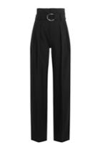 Iro Iro High-waisted Wool Pants - Black