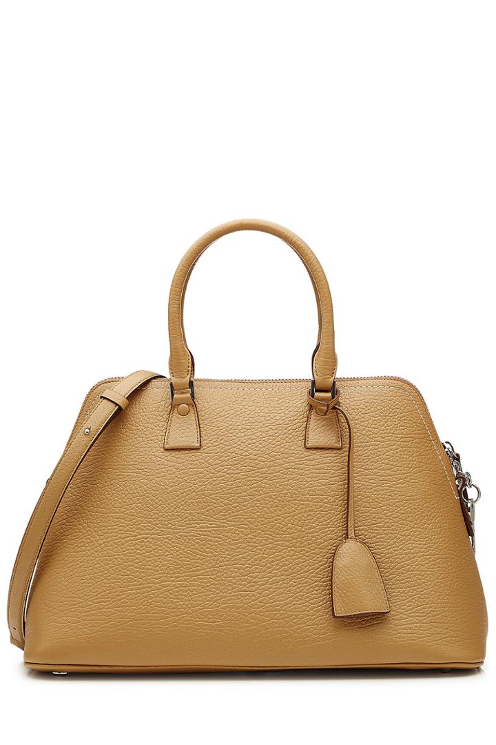 Maison Margiela Maison Margiela Textured Leather Tote - Camel