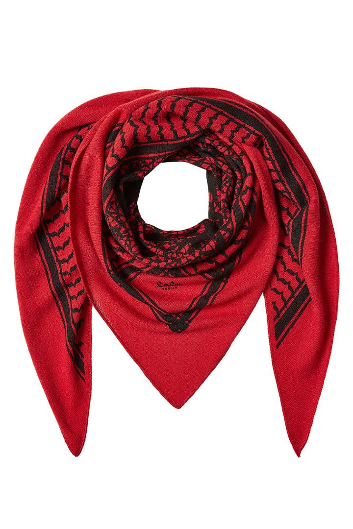 Lala Berlin Lala Berlin Kufyia Printed Cashmere Scarf