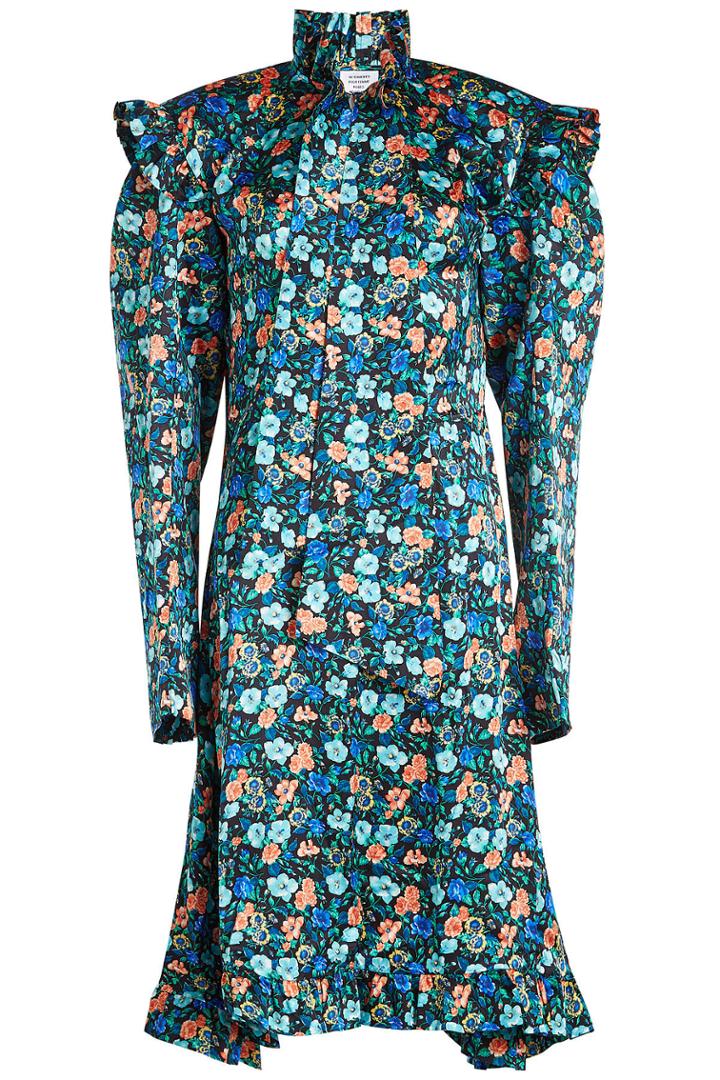 Vetements Vetements Printed Silk Dress