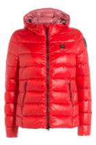 Blauer Blauer Quilted Down Jacket With Hood - Red