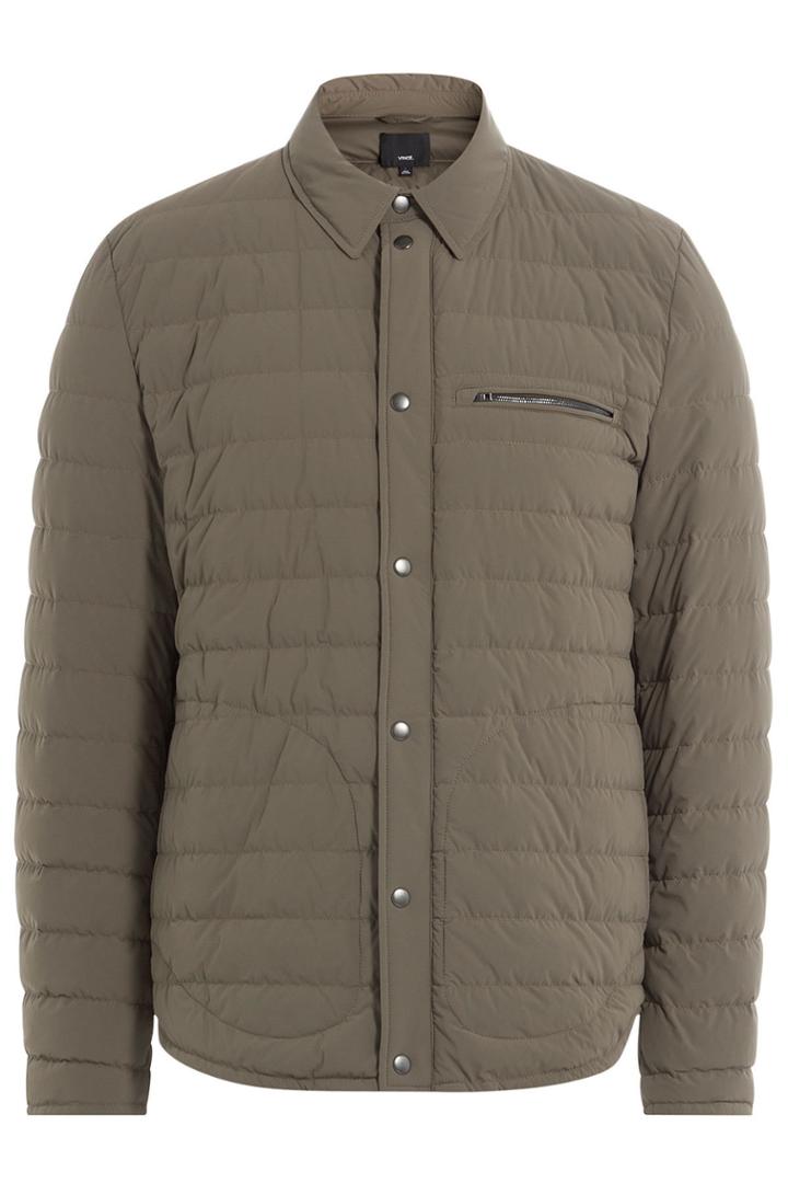 Vince Vince Quilted Down Shirt-jacket