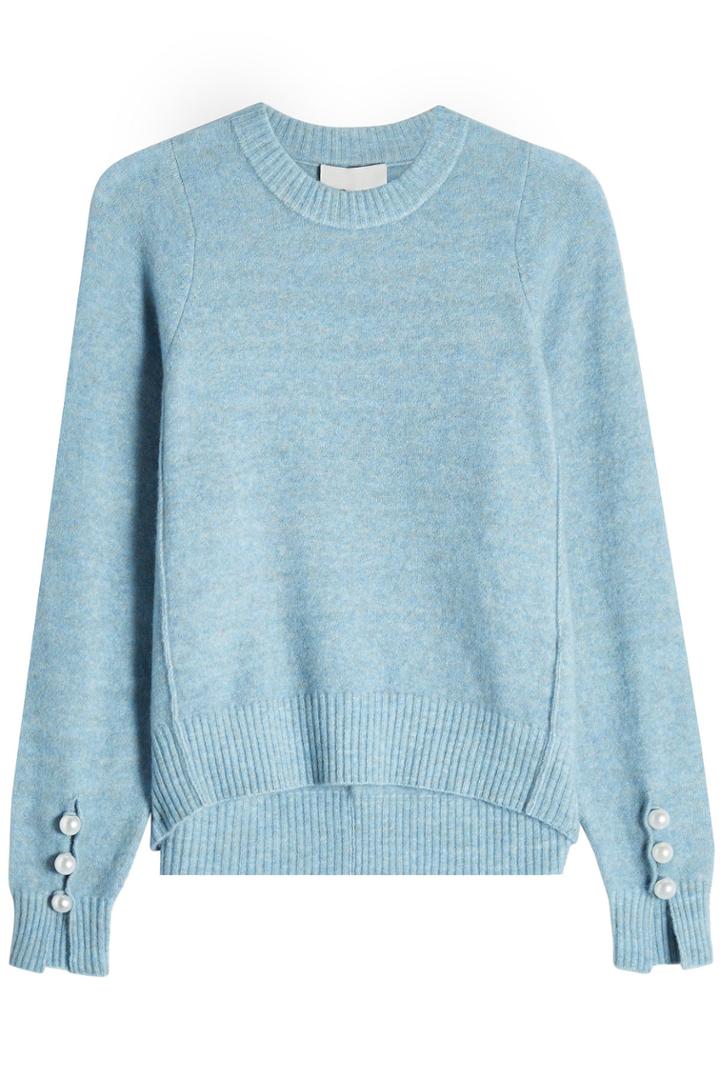 3.1 Phillip Lim 3.1 Phillip Lim Pullover With Faux Pearl Embellishment