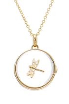 Loquet Loquet 14kt Round Locket With 18kt Gold Charm And Diamonds - Multicolored