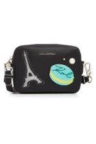 Karl Lagerfeld Karl Lagerfeld Printed Shoulder Bag With Patches