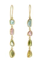 Pippa Small Pippa Small 18kt Yellow Gold Earrings With Tourmaline - Multicolor