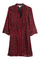 Diane Von Furstenberg Diane Von Furstenberg Printed Shirt Dress With Silk - Dots