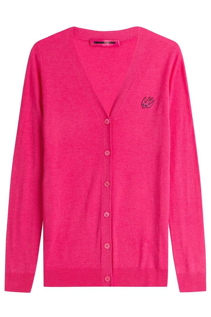 Mcq Alexander Mcqueen Mcq Alexander Mcqueen Wool Cardigan - Magenta