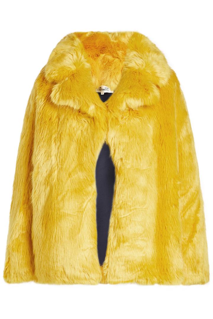 Diane Von Furstenberg Diane Von Furstenberg Faux Fur Jacket