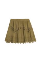 Iro Iro Embroidered Mini Skirt - Green