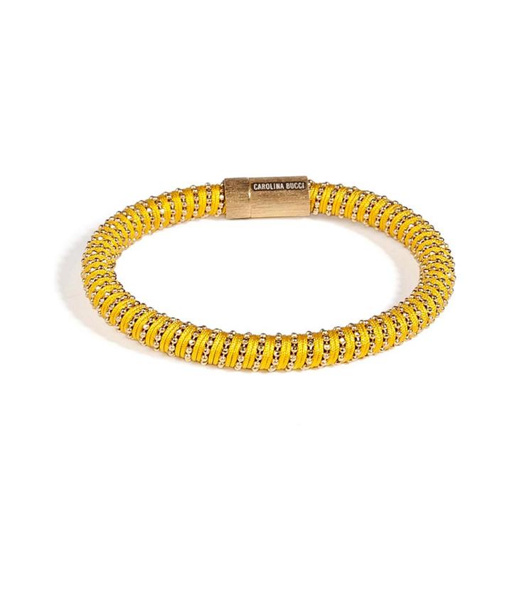 Carolina Bucci Gold-plated Twister Bracelet In Yellow
