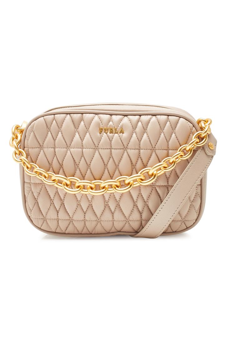 Furla Furla Cometa Mini Shoulder Bag In Quilted Leather