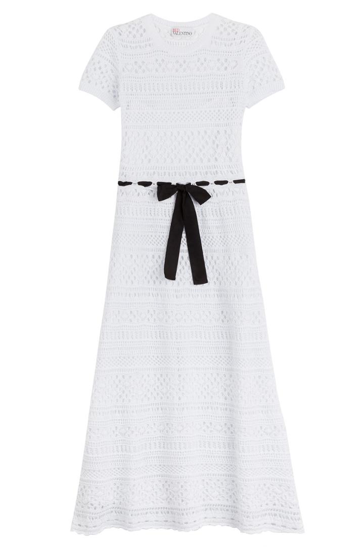 R.e.d. Valentino R.e.d. Valentino Cotton Crochet Dress