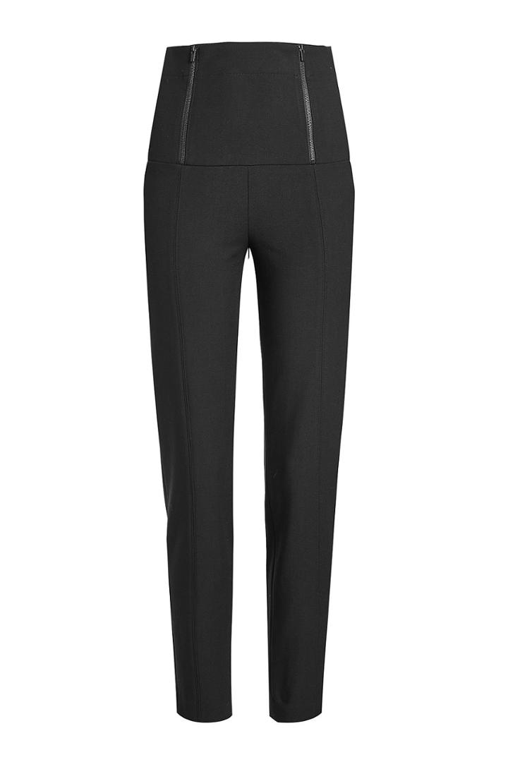 Tibi Tibi High-waist Pants With Zippers
