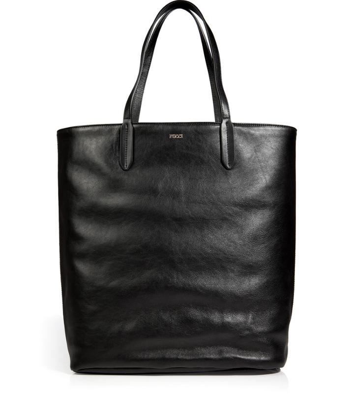 Emilio Pucci Leather Tote In Black