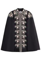 Vilshenko Vilshenko Embroidered Cotton Cape - Multicolor