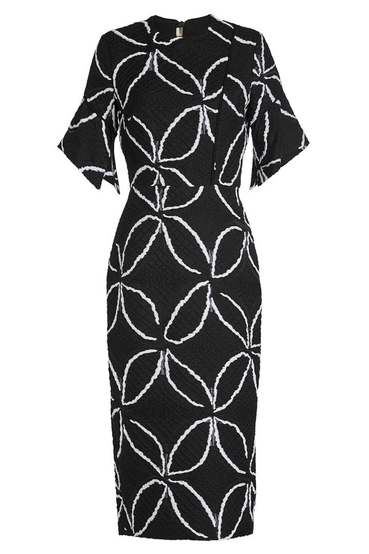 Roland Mouret Roland Mouret Bancroft Printed Cotton Dress
