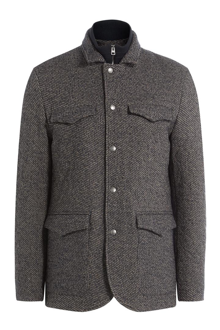 Etro Etro Layered Jacket With Wool