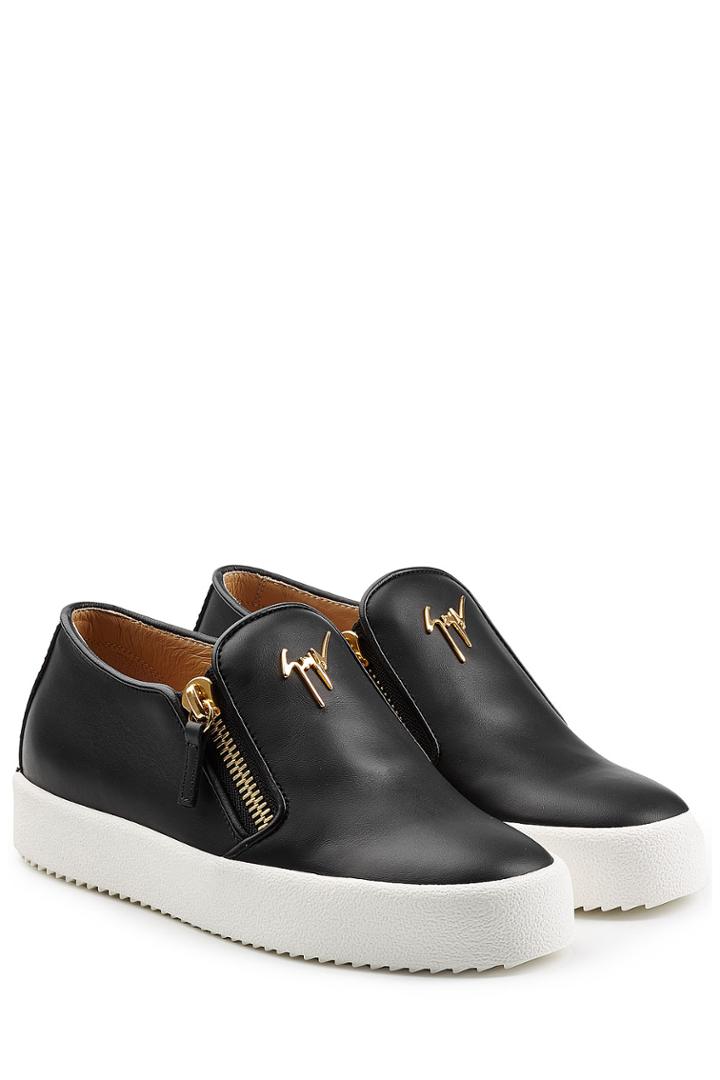 Giuseppe Zanotti Giuseppe Zanotti Leather Platform Sneakers - Black
