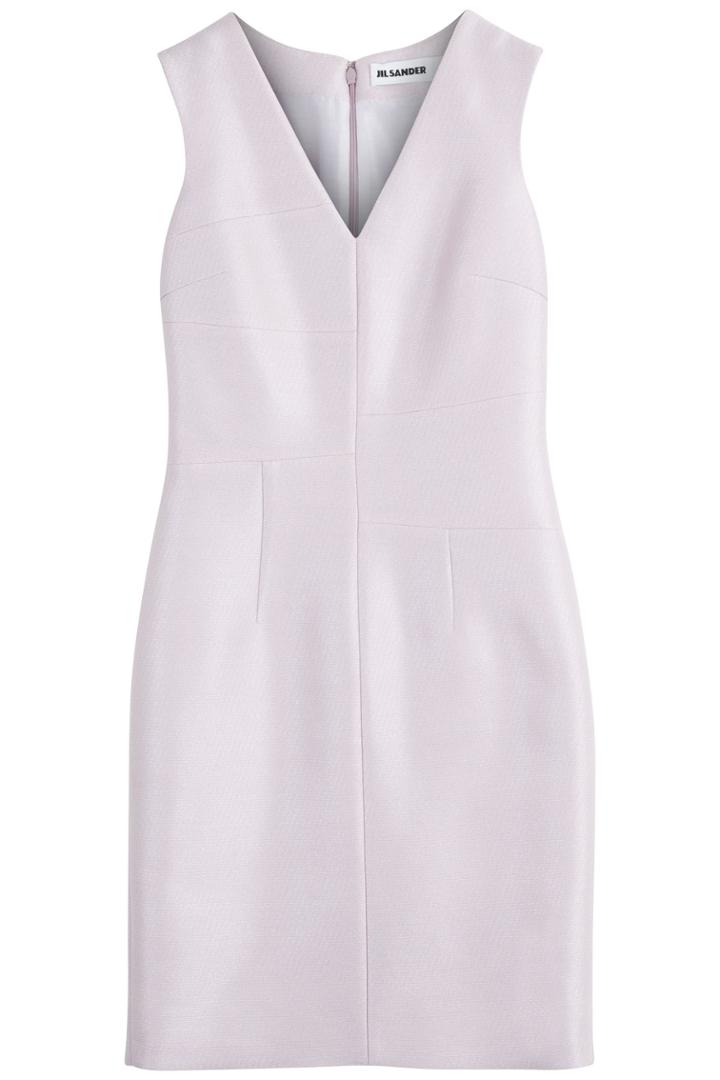 Jil Sander Jil Sander Techno Tweed Sheath Dress - Rose