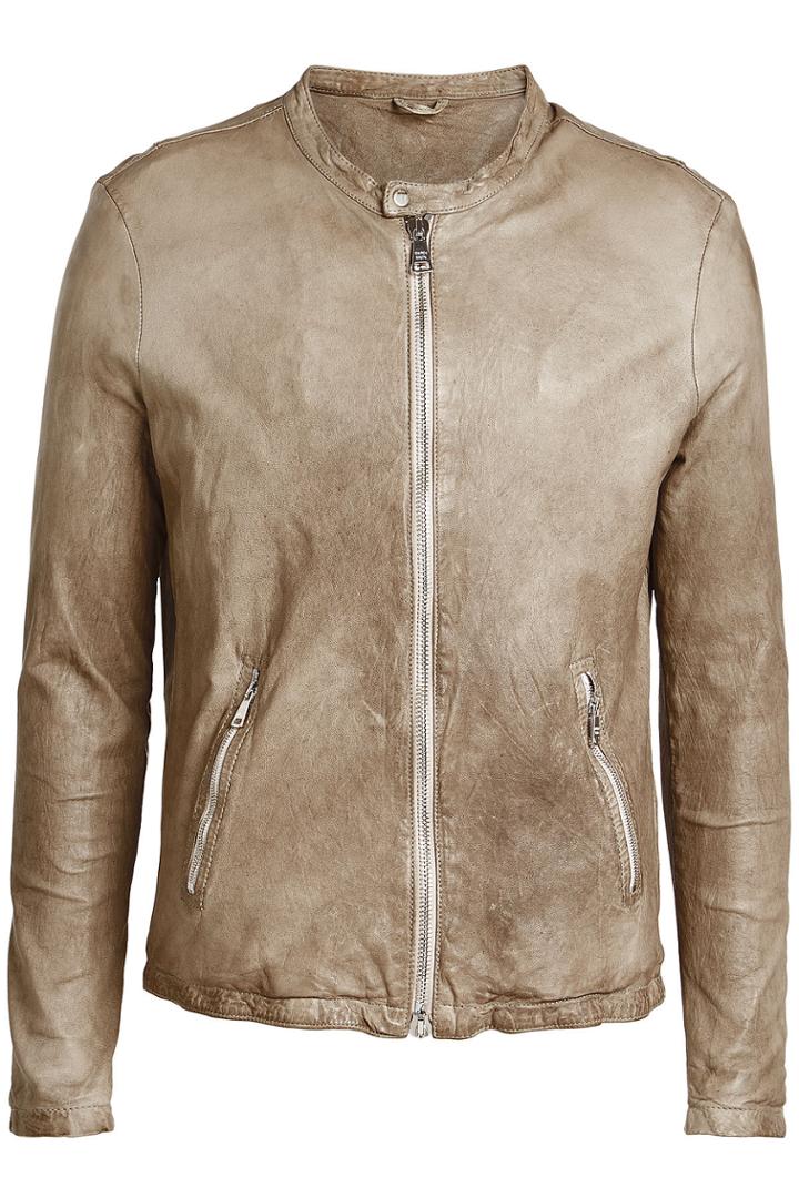 Giorgio Brato Giorgio Brato Collarless Leather Jacket