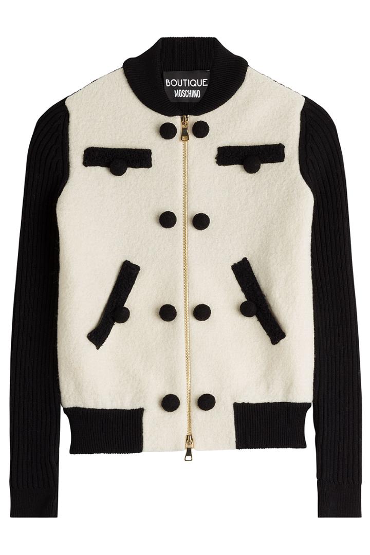 Boutique Moschino Boutique Moschino Wool Cardigan - Multicolor