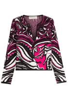 Emilio Pucci Emilio Pucci Intarsia Cotton Pullover