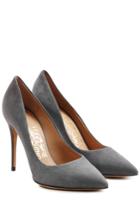 Salvatore Ferragamo Salvatore Ferragamo Suede Pumps - Grey