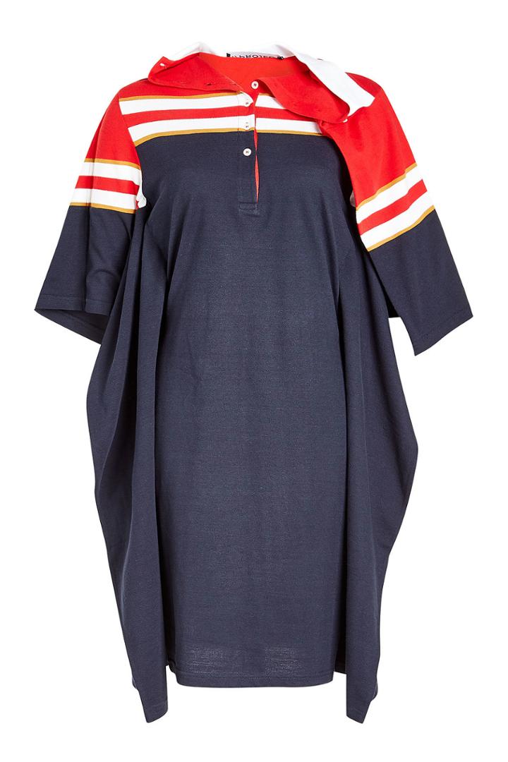Y/project Y/project Double Layered Cotton Polo Dress