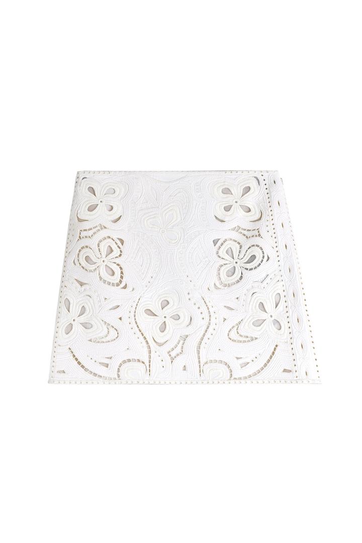 Emilio Pucci Emilio Pucci Embroidered Skirt With Cut-out Detail - White