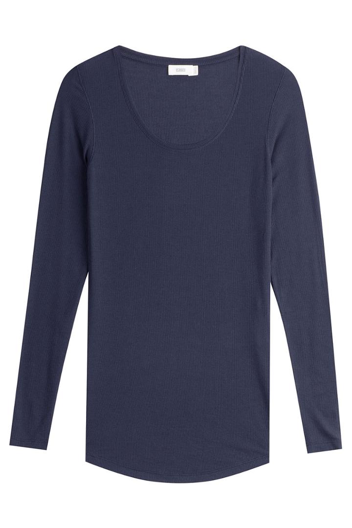 Closed Closed Jersey Top With Cashmere - Blue