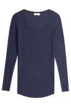 Closed Closed Jersey Top With Cashmere - Blue