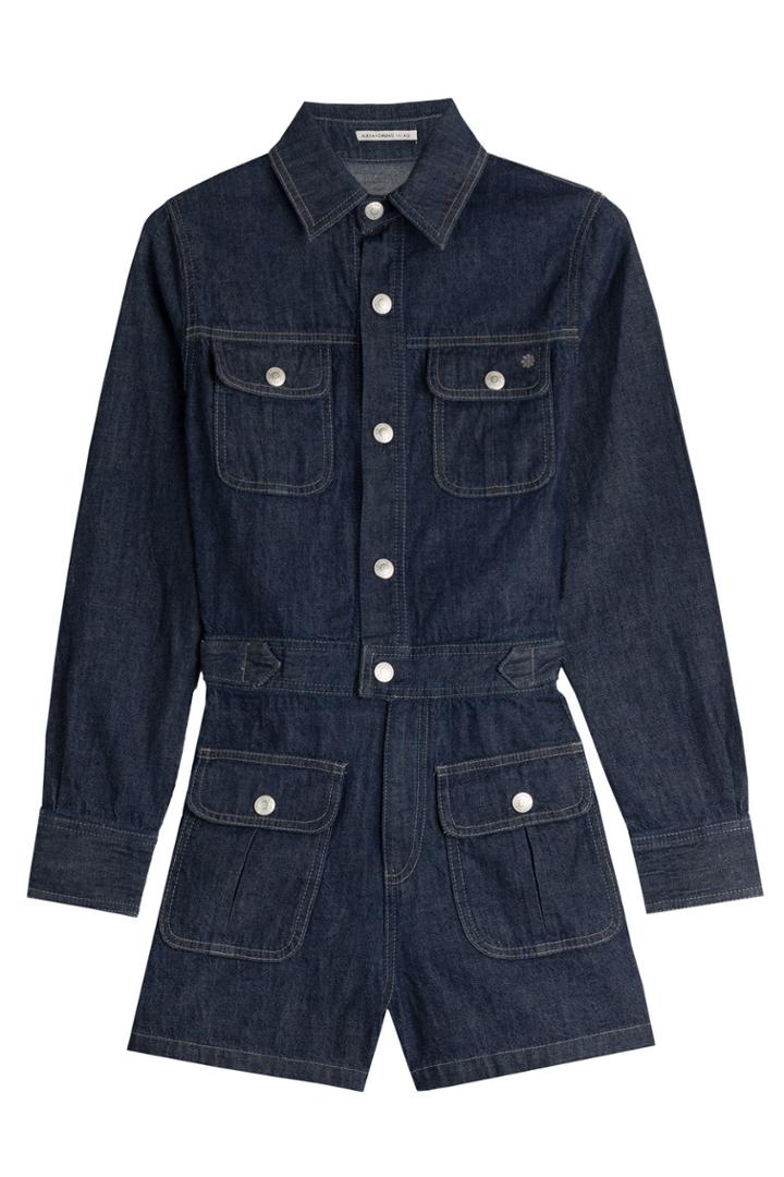 Adriano Goldschmied By Alexa Chung Adriano Goldschmied By Alexa Chung Loretta Denim Playsuit