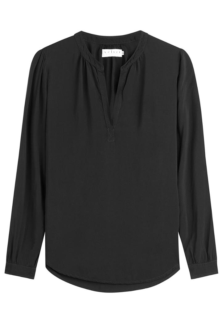 Velvet Velvet Fluid Blouse - Black