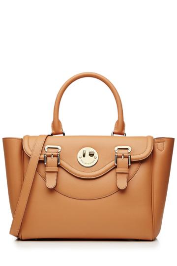 Hill & Friends Hill & Friends Happy Satchel Leather Tote