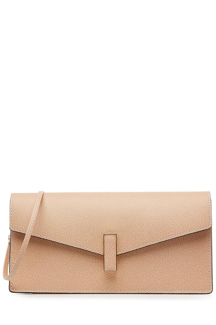 Valextra Valextra Leather Shoulder Bag - Rose